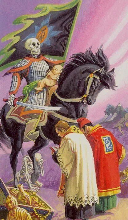 Death card from the Tarot of the Journey To the Orient deck