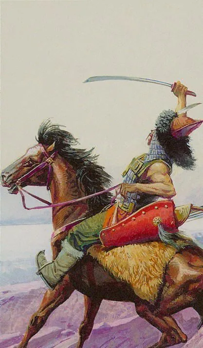 Page of Wands card from the Tarot of the Journey To the Orient deck