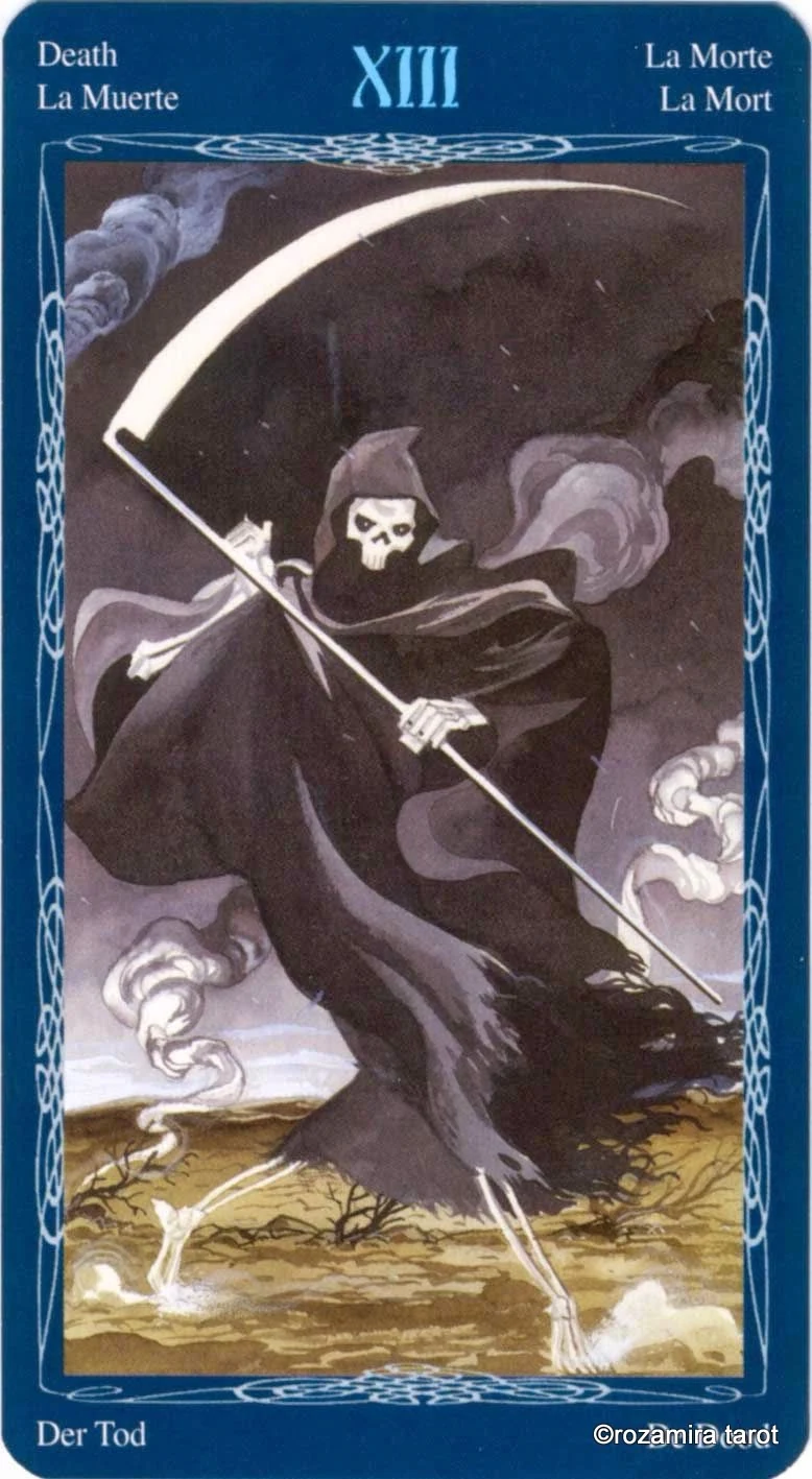 Death card from the Tarot of the Mystic Spiral deck