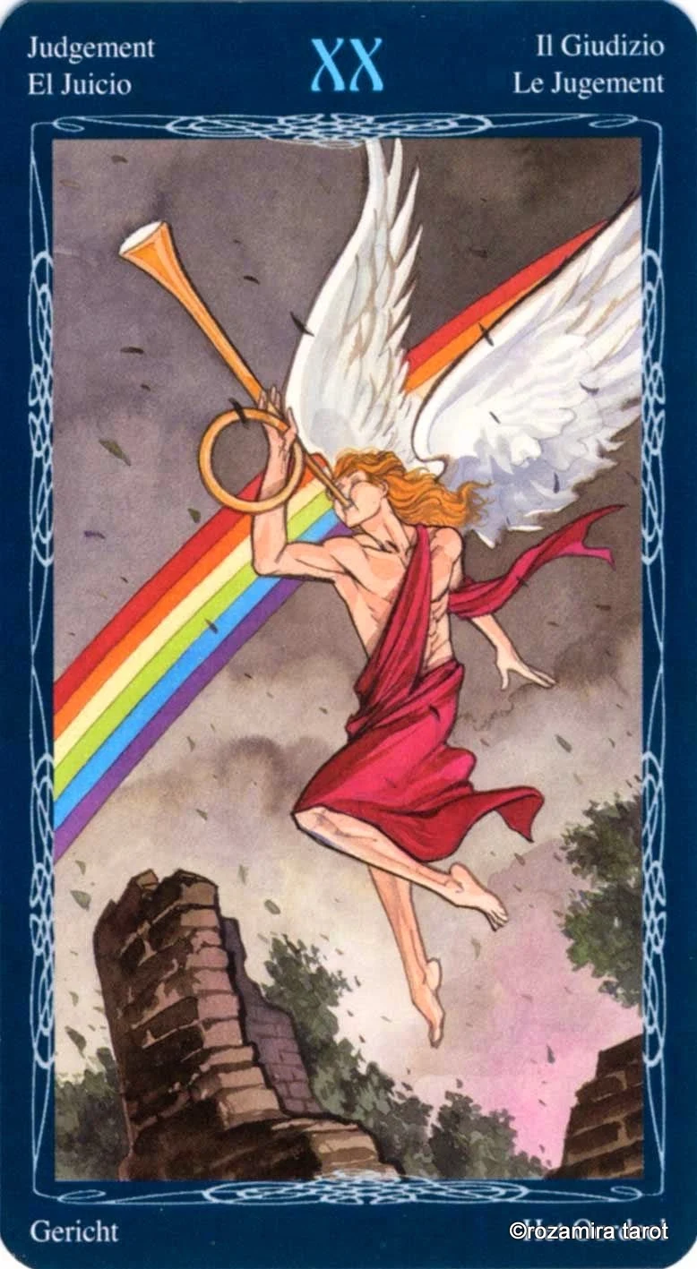 Judgement card from the Tarot of the Mystic Spiral deck