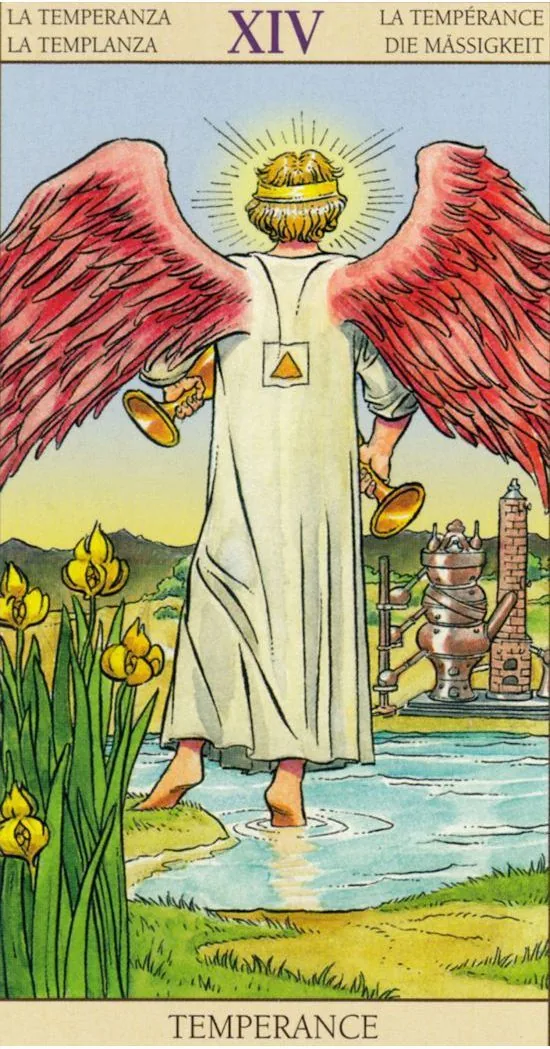 Temperance - Tarot of the New Vision - Tarot Deck by Pietro Alligo