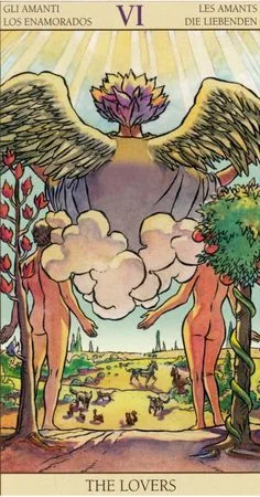 The Lovers - Tarot of the New Vision - Tarot Deck by Pietro Alligo