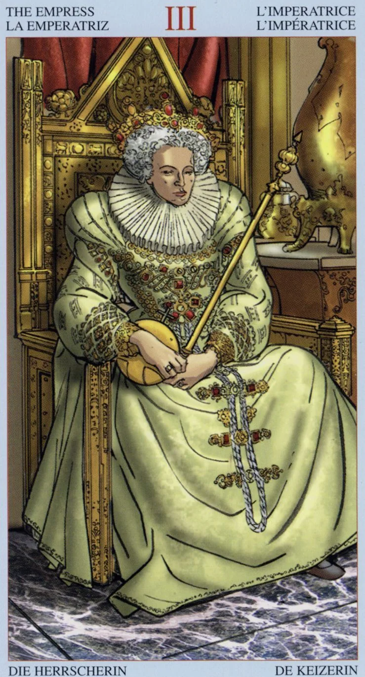 The Empress card from the Tarot Of The Pirates deck