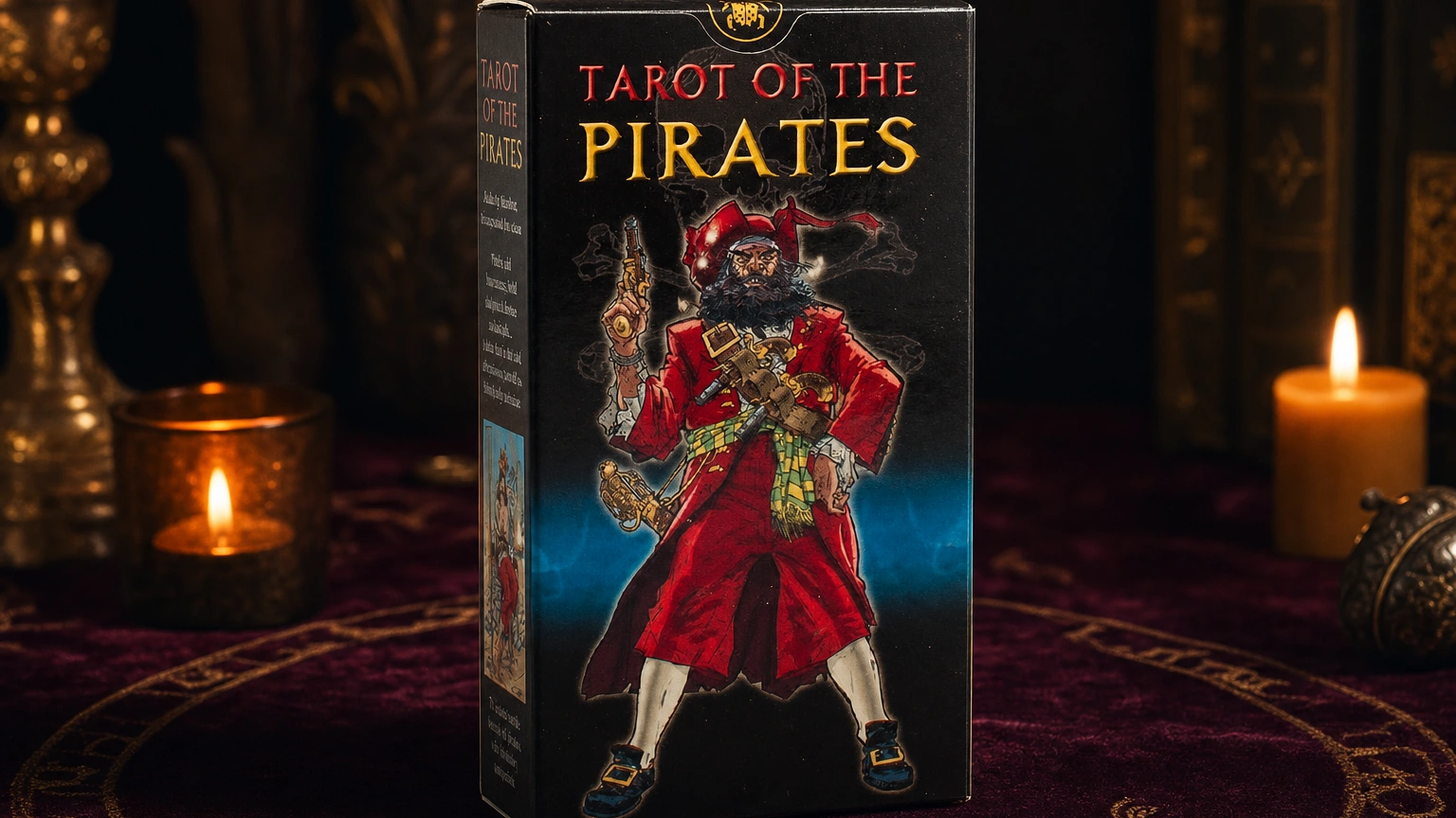 Tarot of the Pirates product box lifestyle image