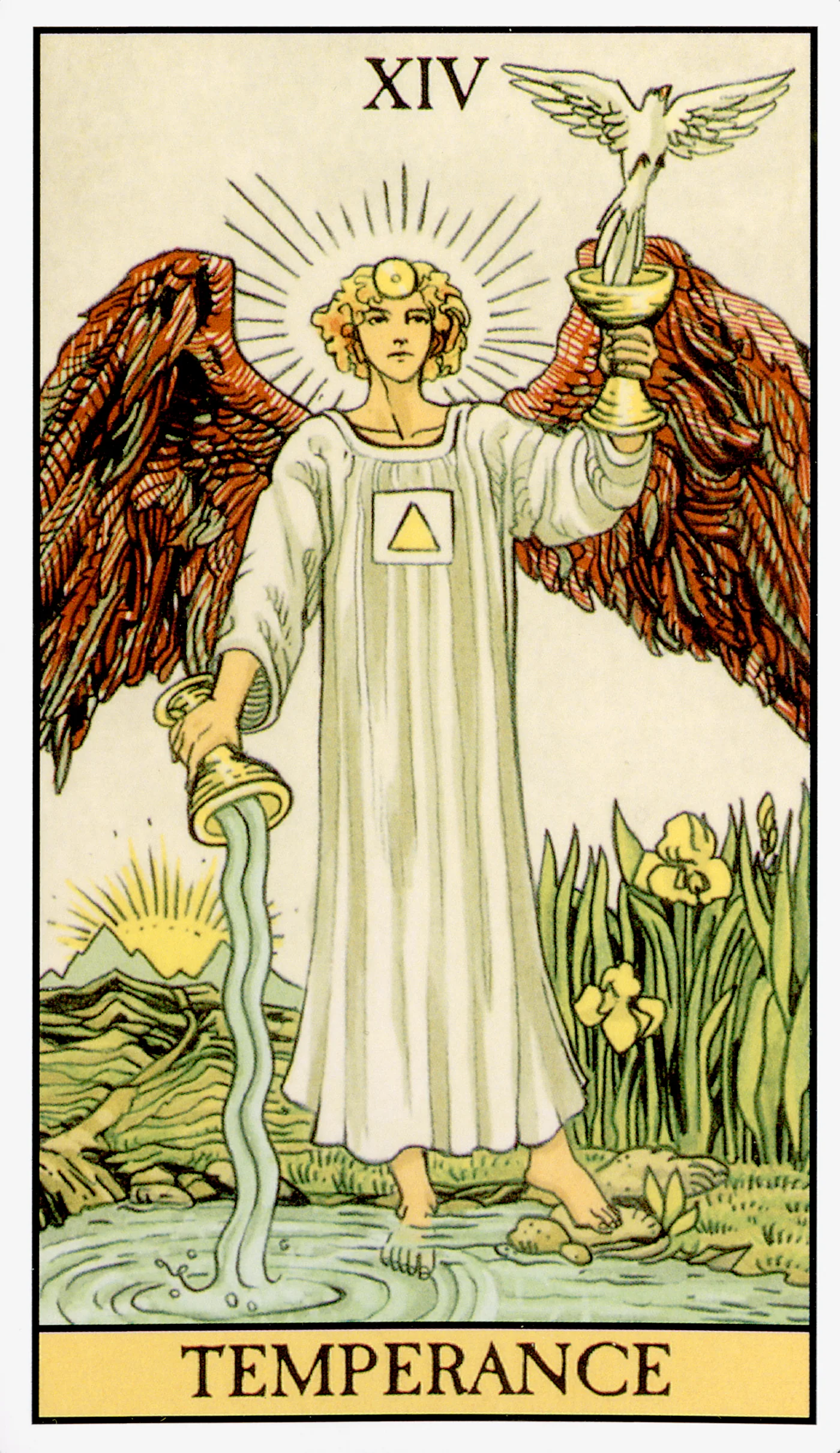 Temperance card from the After Tarot deck by Lo Scarabeo
