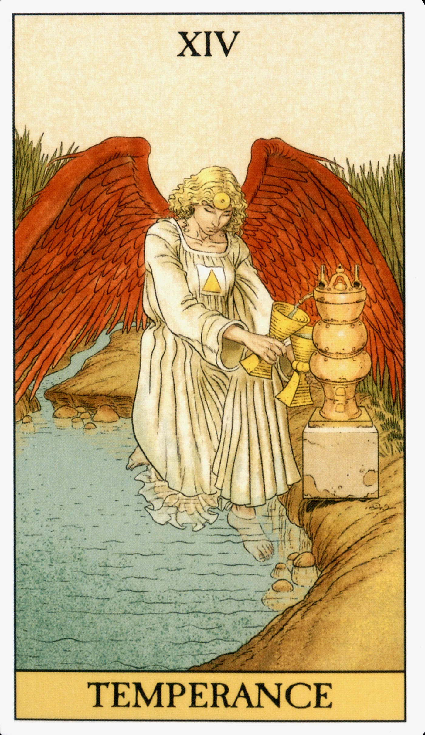 Temperance card from the Before Tarot deck by Lo Scarabeo