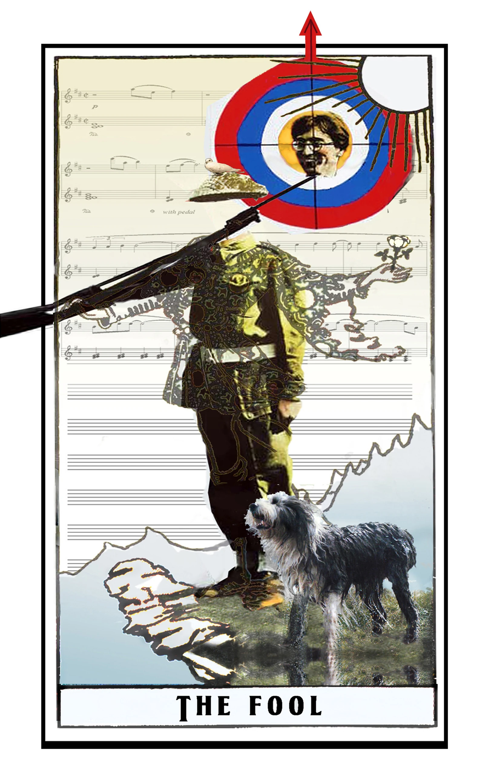 The Fool card from The Beatles Tarot deck