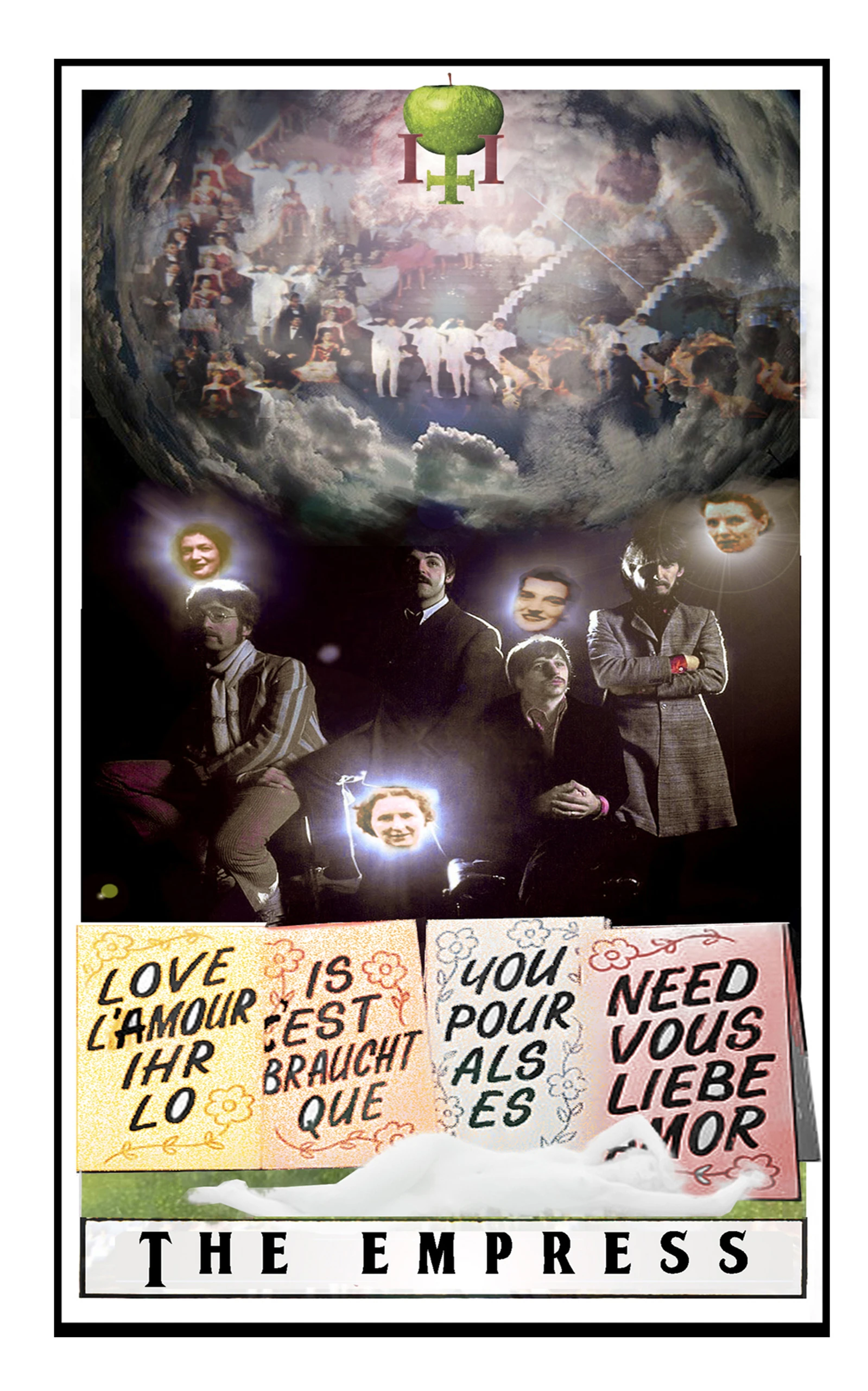 The Empress card from The Beatles Tarot deck