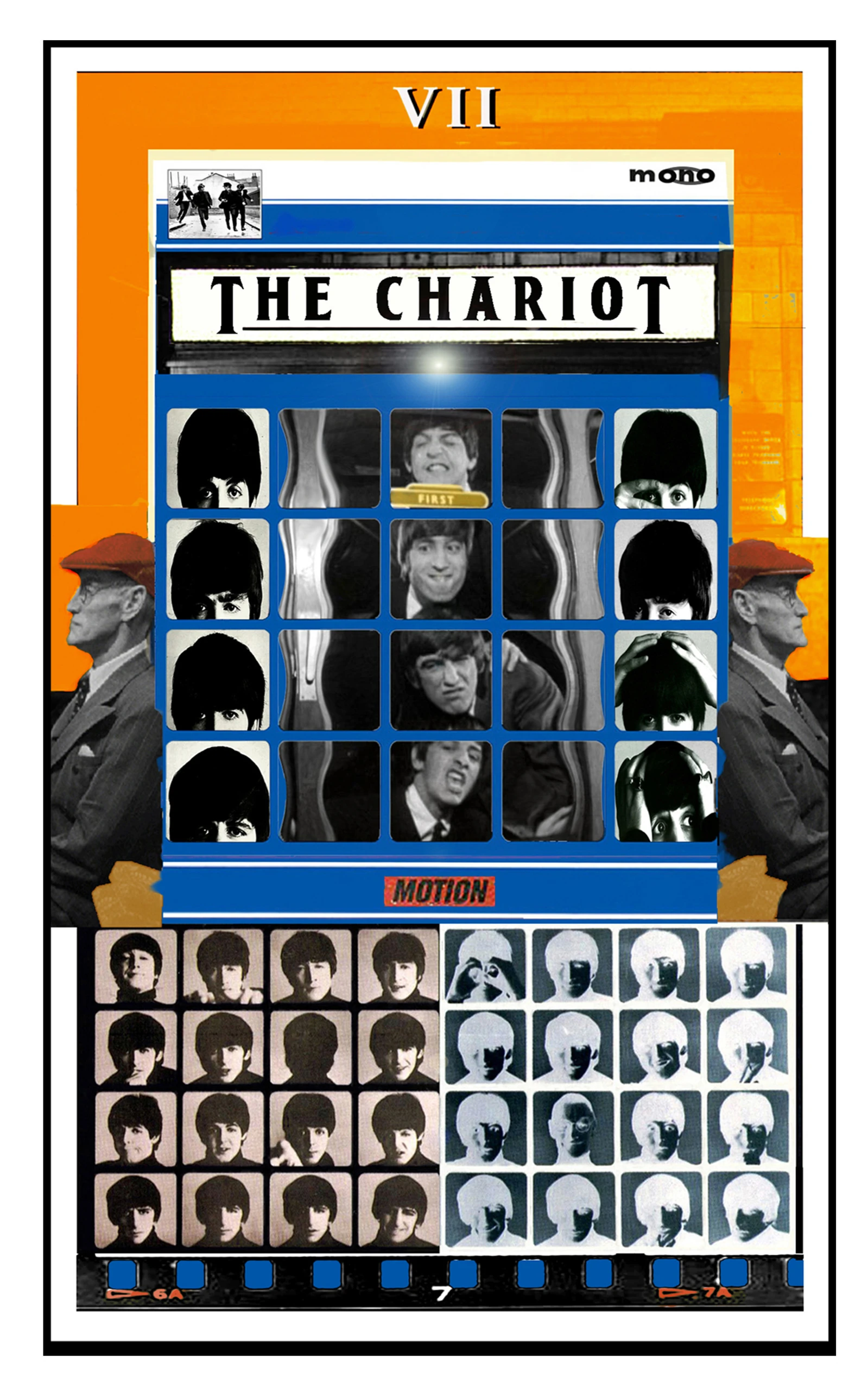 The Chariot card from The Beatles Tarot deck