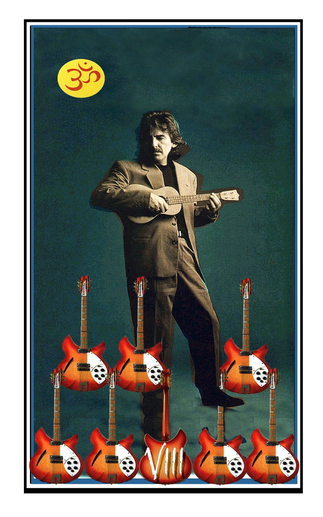 Eight of Cups card from The Beatles Tarot deck