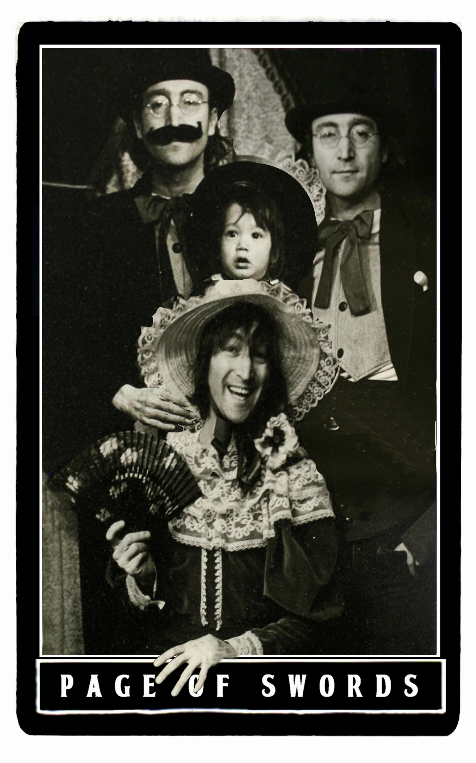 Page of Swords card from The Beatles Tarot deck