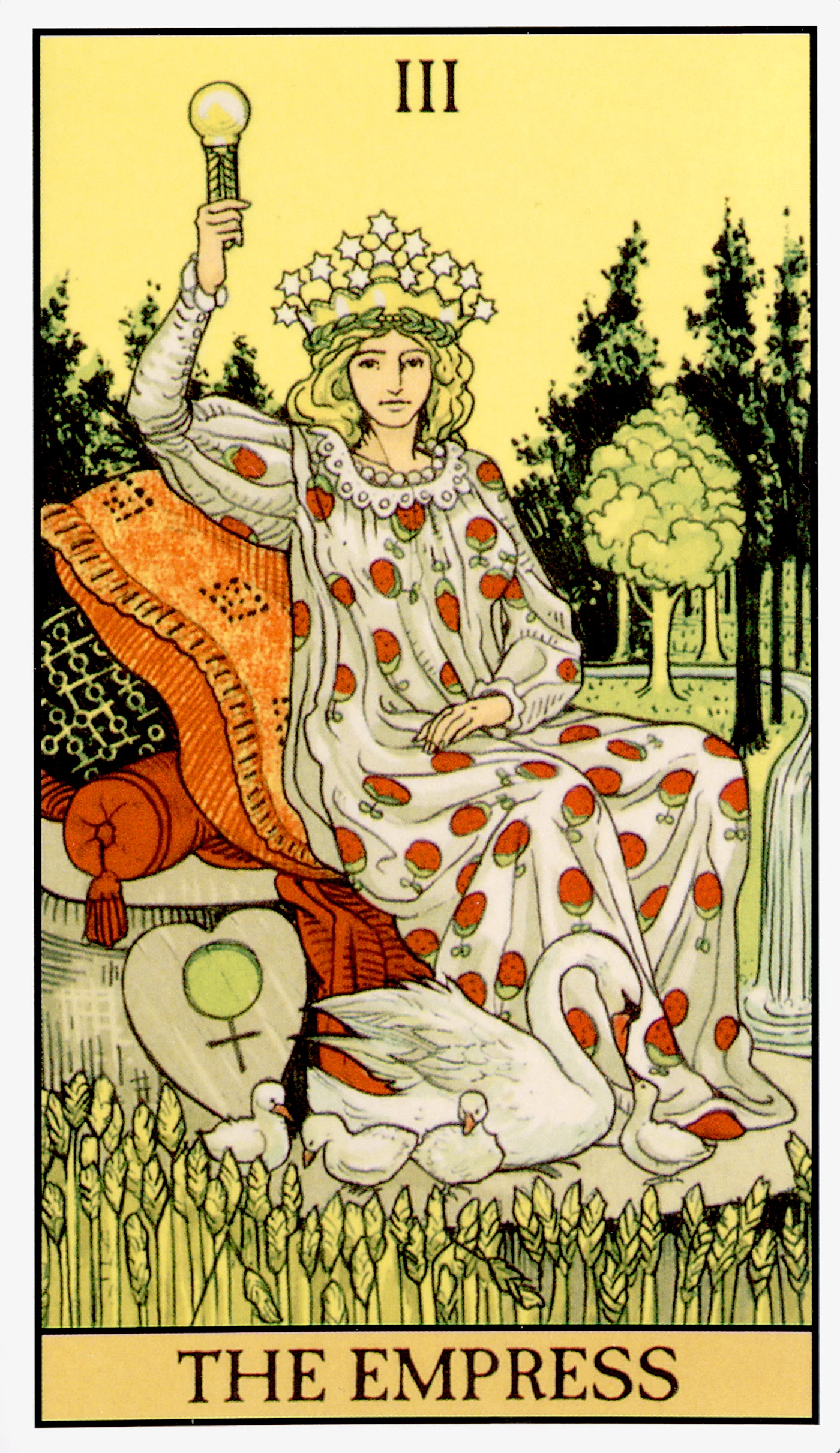 The Empress card from the After Tarot deck by Lo Scarabeo