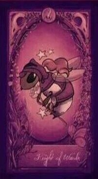 Knight of Wands card from The Fae and The Ferns Tarot deck