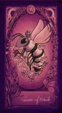 Queen of Wands card from The Fae and The Ferns Tarot deck
