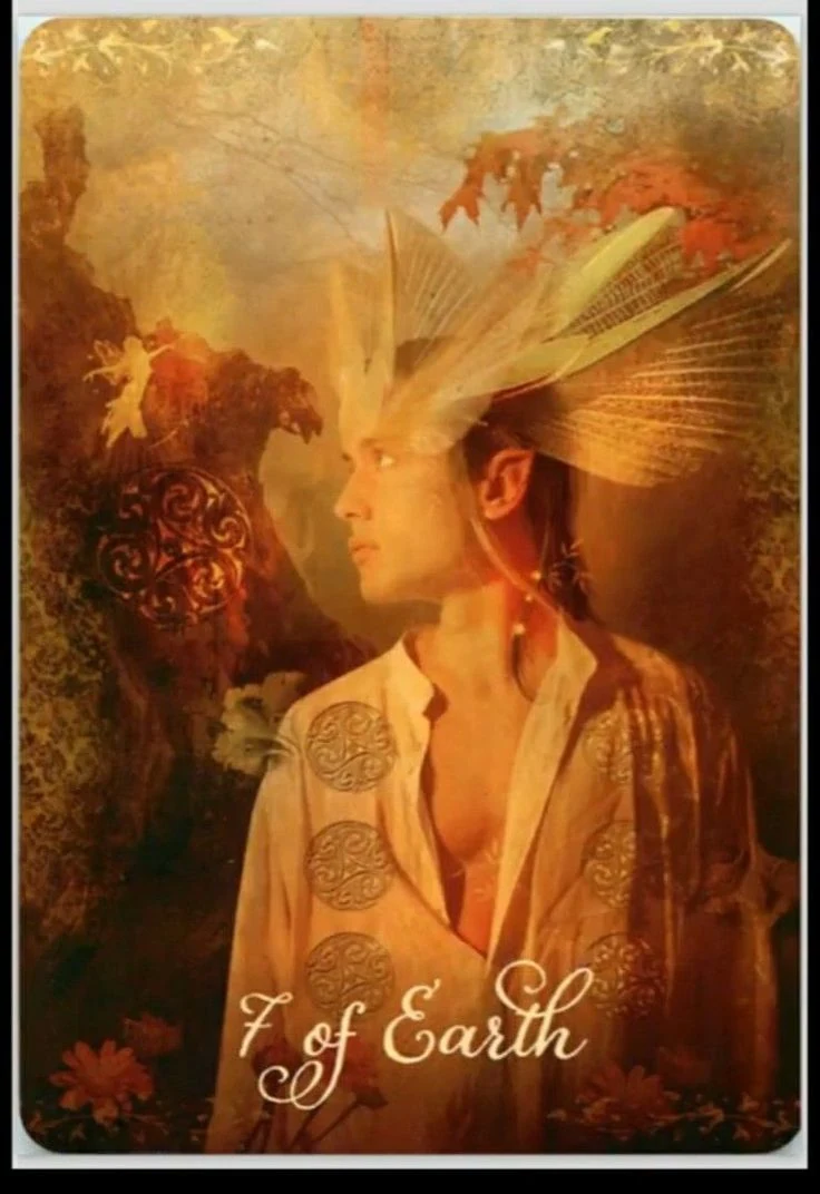 7 of Earth card from the Good Tarot deck