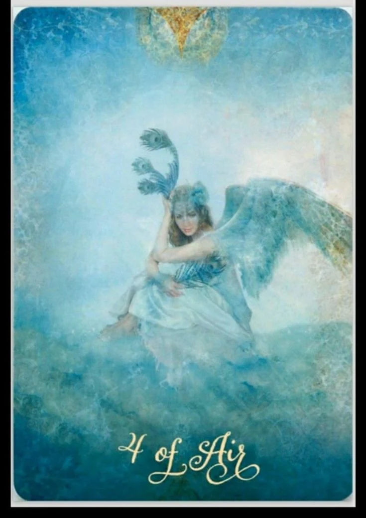 4 of Air card from the Good Tarot deck