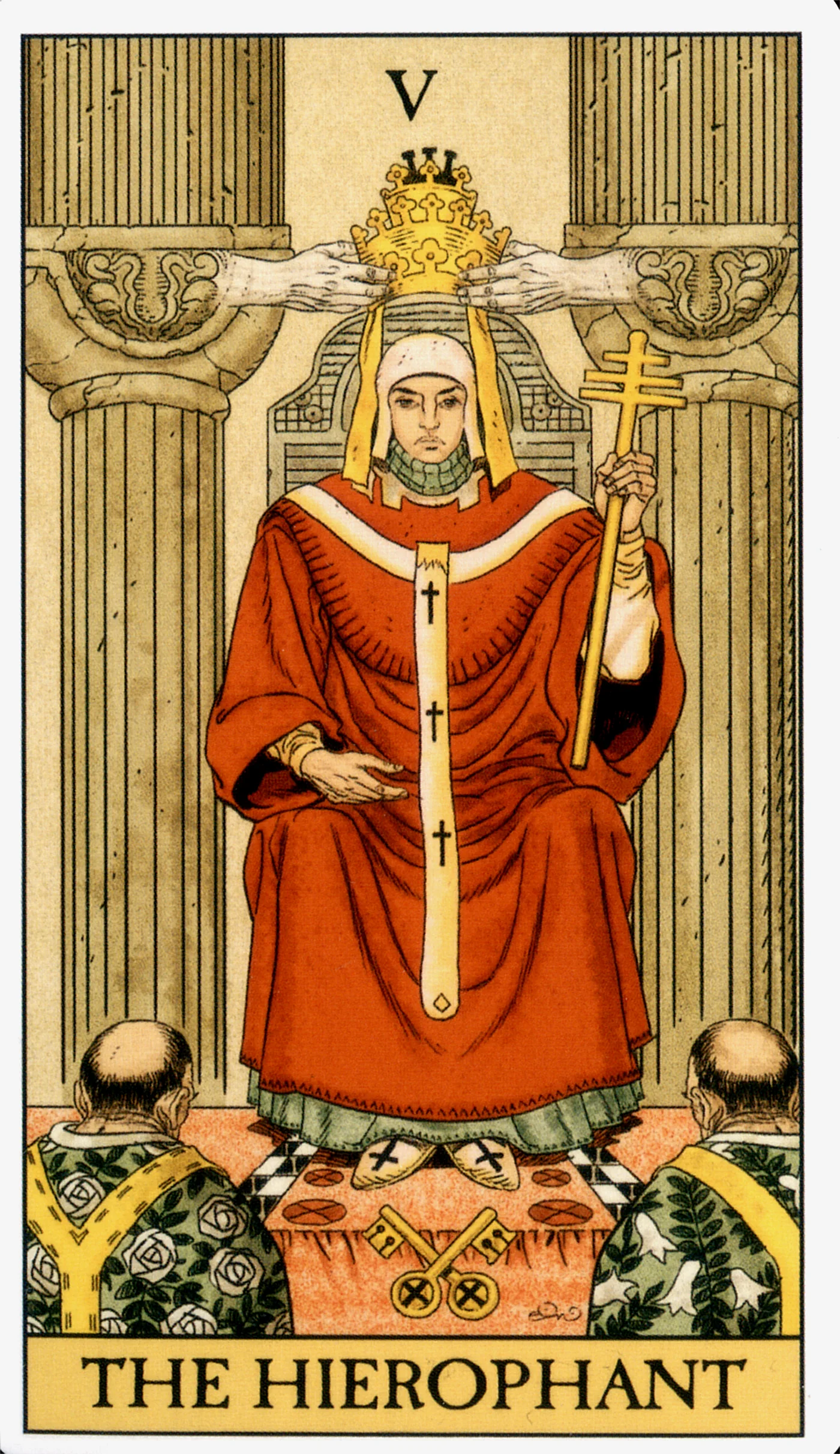 The Hierophant — Before Tarot by Lo Scarabeo The Hierophant card from the Before Tarot deck by Lo Scarabeo