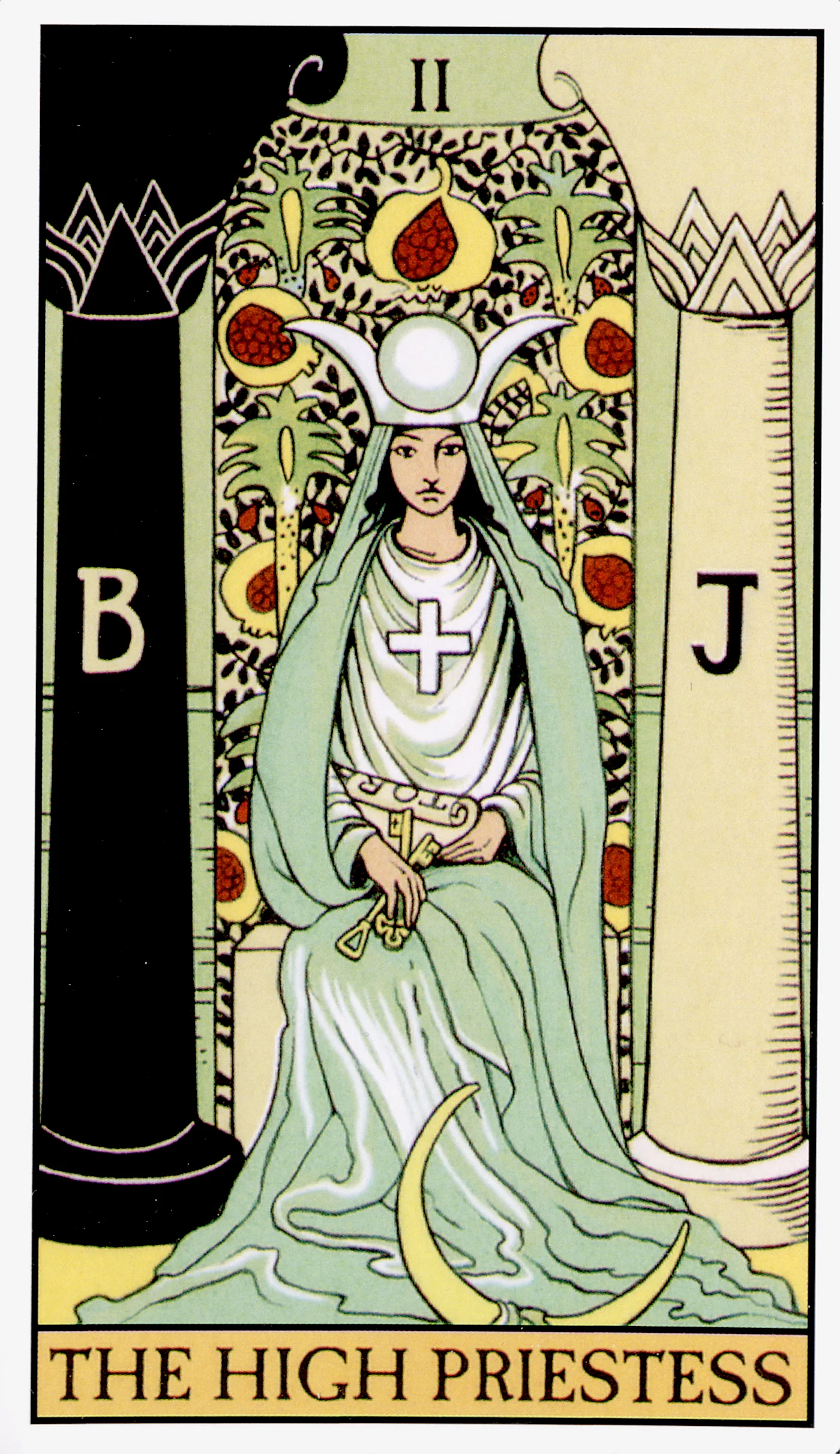 The High Priestess — After Tarot by Lo Scarabeo The High Priestess card from the After Tarot deck by Lo Scarabeo