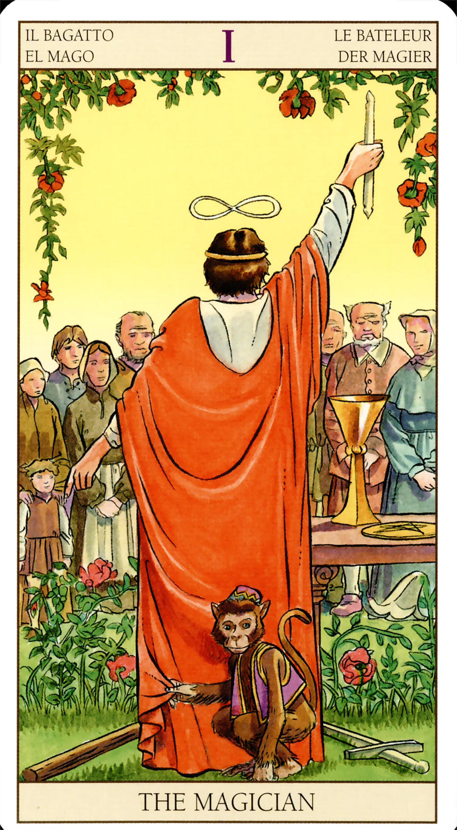 The Magician card from the Tarot of the New Vision deck by Lo Scarabeo