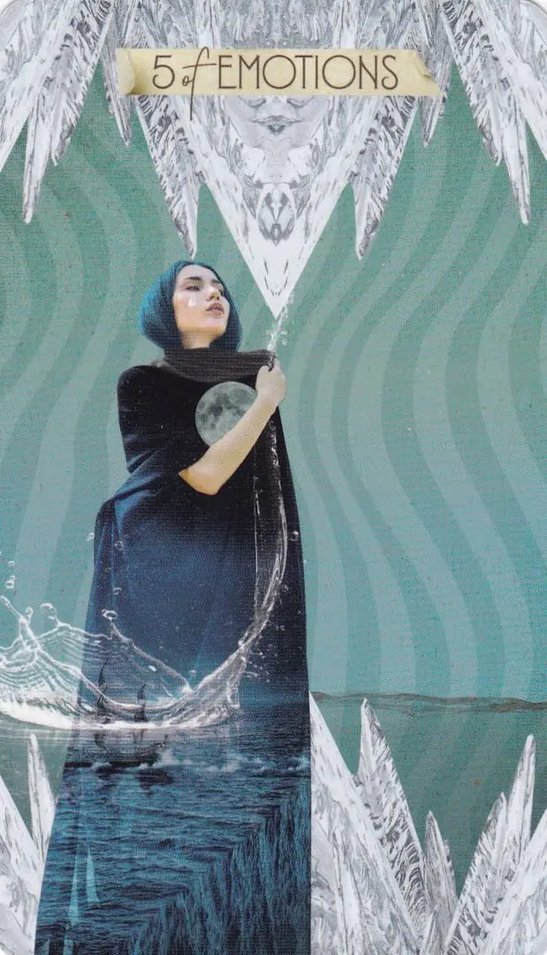 Five of Cups - The Muse Tarot - Tarot Deck by Chris-Anne
