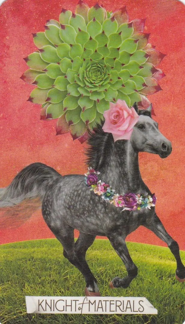 Knight of Pentacles - The Muse Tarot - Tarot Deck by Chris-Anne
