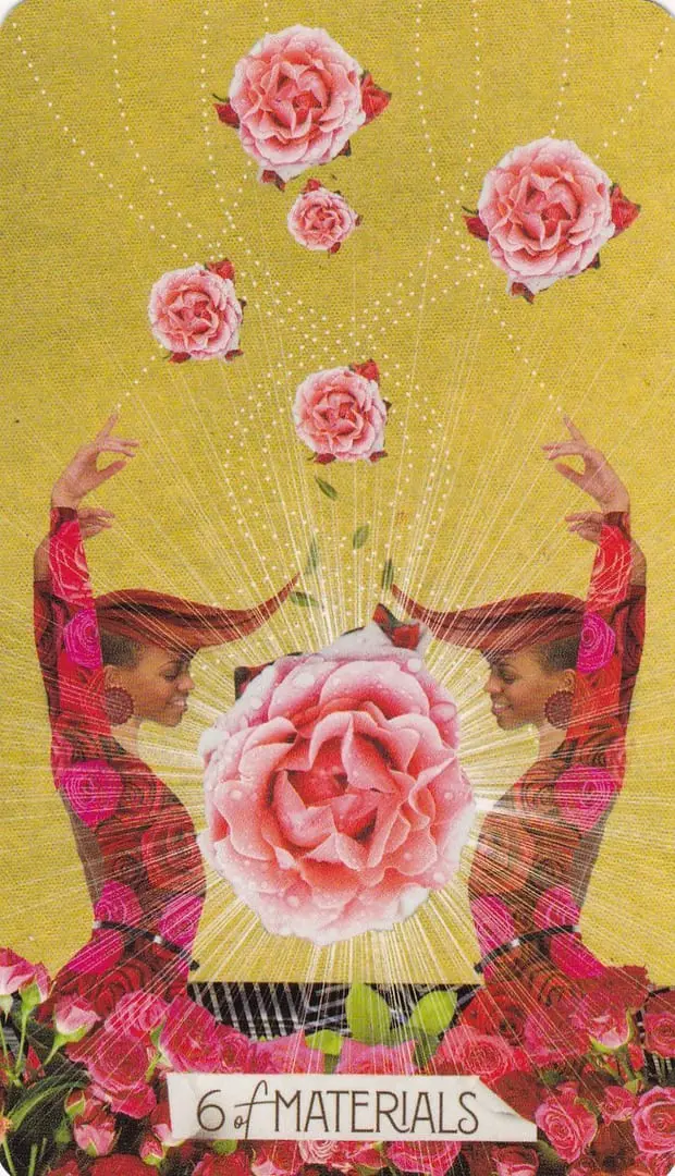 Six of Pentacles - The Muse Tarot - Tarot Deck by Chris-Anne