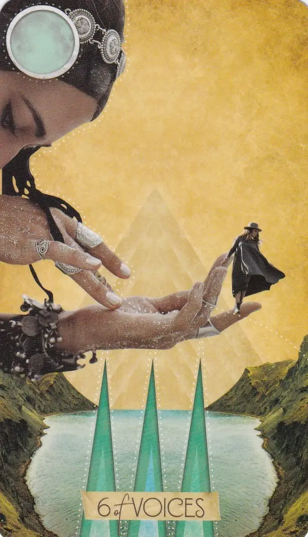 Six of Swords - The Muse Tarot - Tarot Deck by Chris-Anne