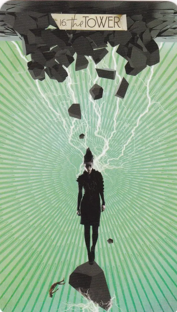 The Tower - The Muse Tarot - Tarot Deck by Chris-Anne