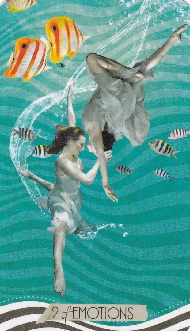 Two of Cups - The Muse Tarot - Tarot Deck by Chris-Anne