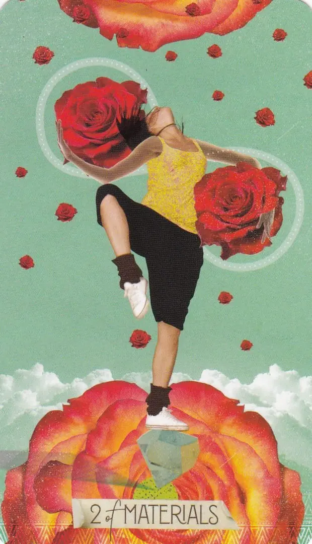 Two of Pentacles - The Muse Tarot - Tarot Deck by Chris-Anne