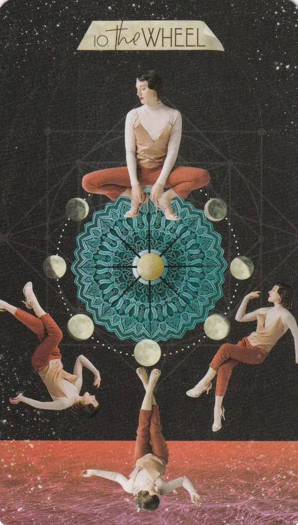 Wheel of Fortune - The Muse Tarot - Tarot Deck by Chris-Anne