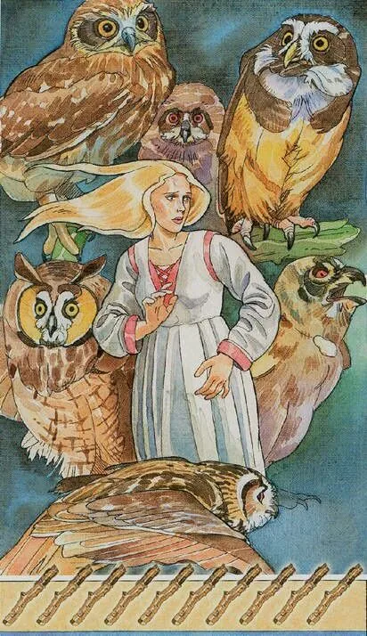 6 of Wands card from The Sorcerers Tarot deck