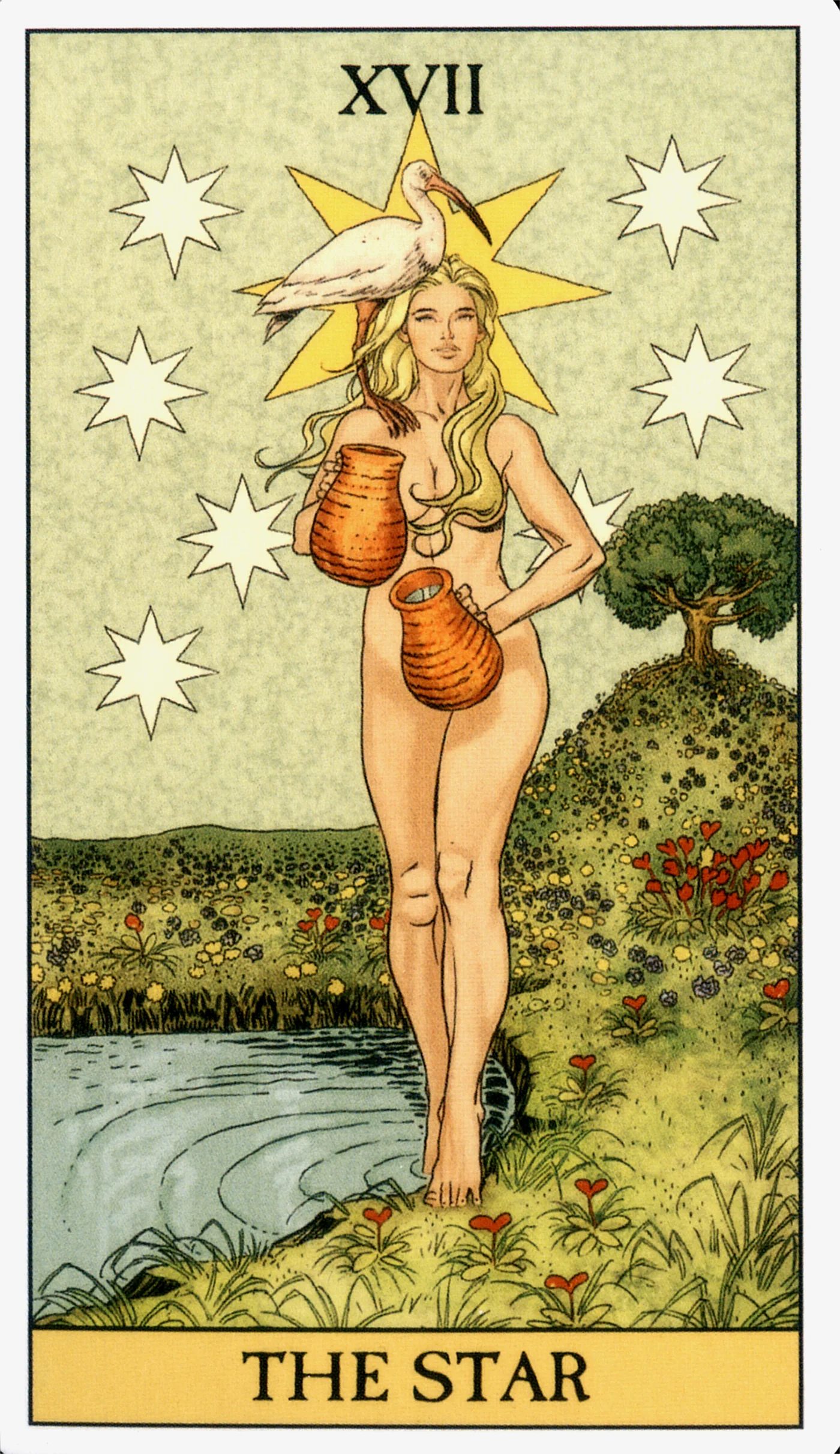The Star card from the Before Tarot deck by Lo Scarabeo
