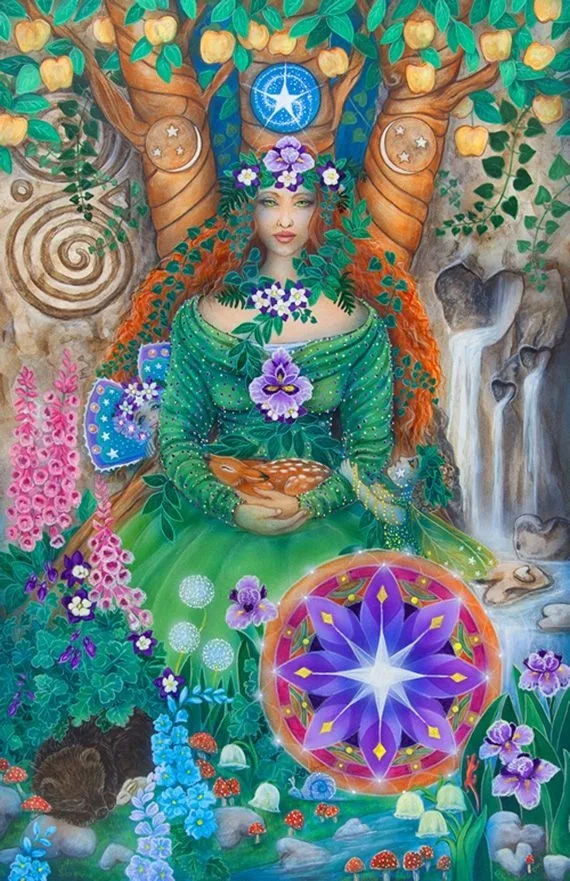 The Star Tarot board card 03 (source order 09) card from the The Star Tarot deck