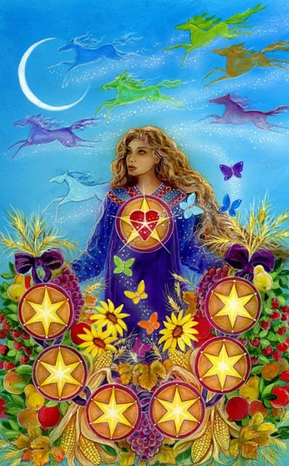 The Star Tarot board card 05 (source order 11) card from the The Star Tarot deck