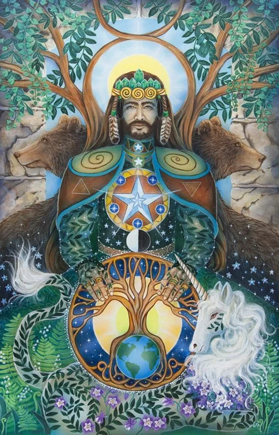 The Star Tarot board card 14 (source order 20) card from the The Star Tarot deck