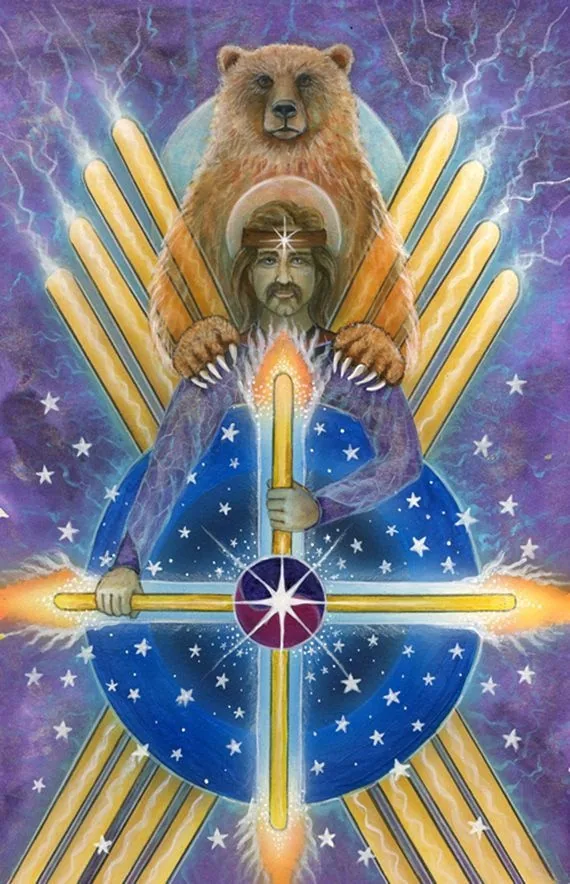 The Star Tarot board card 17 (source order 23) card from the The Star Tarot deck