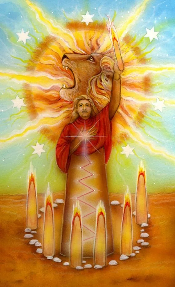 The Star Tarot board card 25 (source order 31) card from the The Star Tarot deck