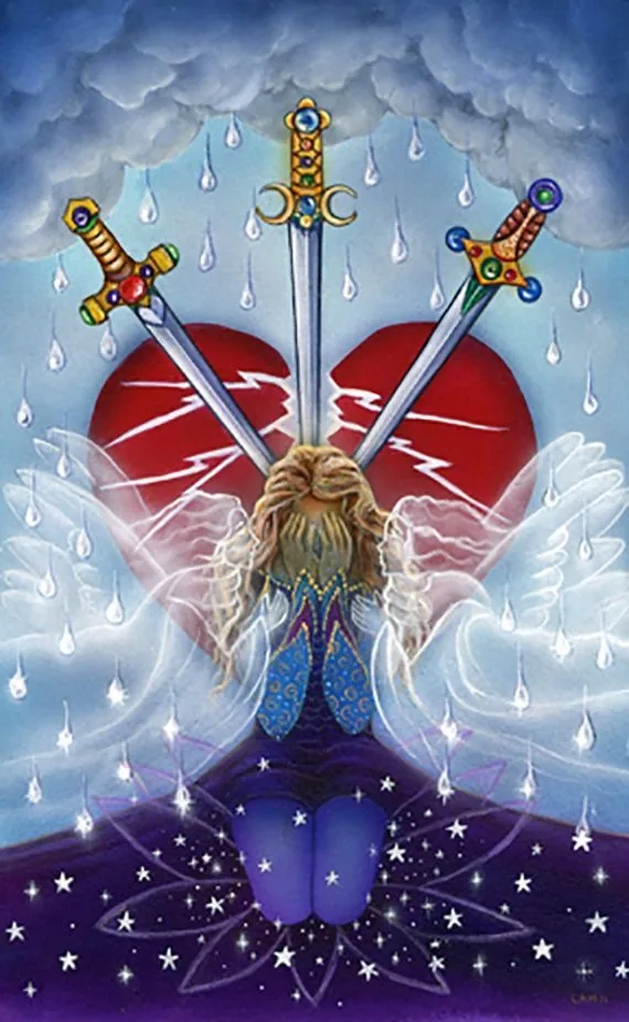 The Star Tarot board card 40 (source order 46) card from the The Star Tarot deck