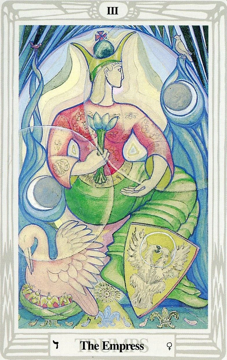 The Empress card from the Thoth Tarot deck