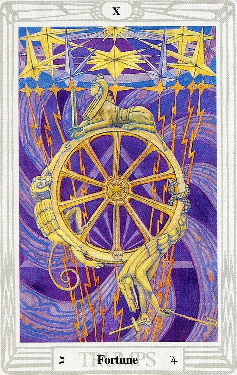 Fortune card from the Thoth Tarot deck