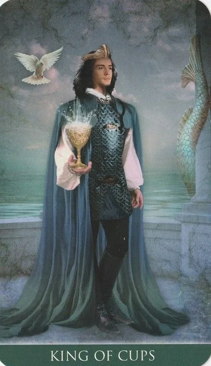 King of Cups card from the Thelema Tarot deck