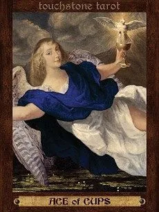 Ace of Cups card from the Touchstone Tarot deck