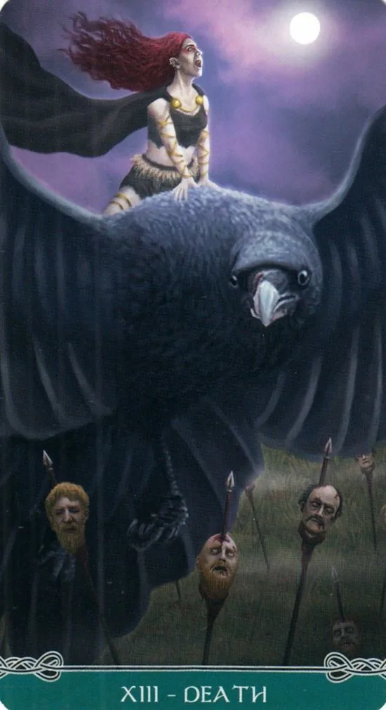 Death from the Universal Celtic Tarot deck