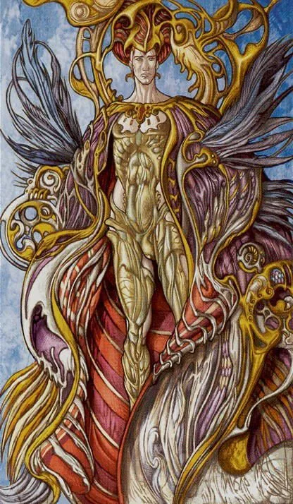 The Empress card from the Universal Fantasy Tarot deck