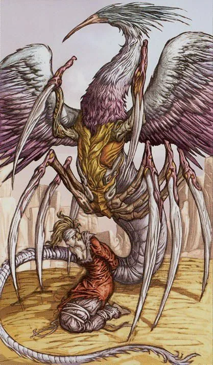 Judgement card from the Universal Fantasy Tarot deck