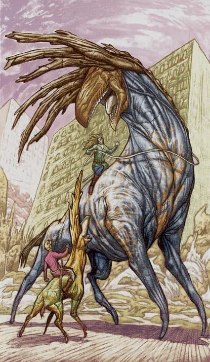 Eight of Wands card from the Universal Fantasy Tarot deck