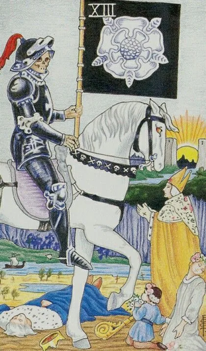 Death card from the Universal Waite Tarot deck