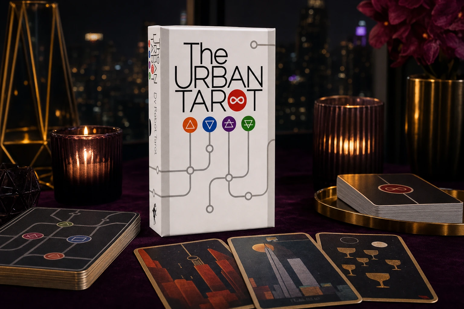 The Urban Tarot GPT Image 2 reference-render product lifestyle image