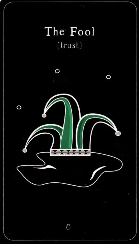 The Fool card from the The Vibrant Soul Tarot deck